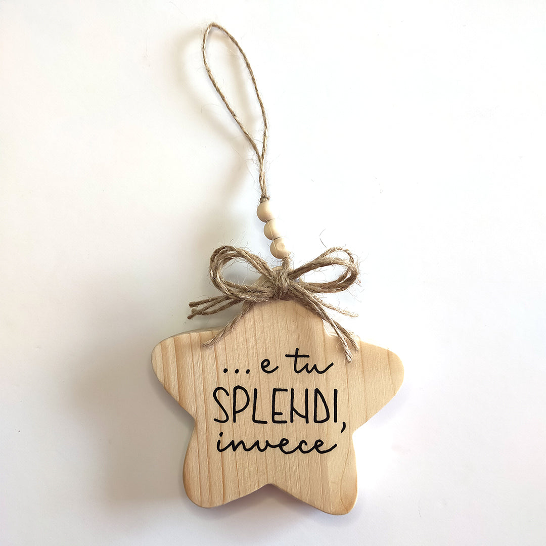 Stelle decorative in legno