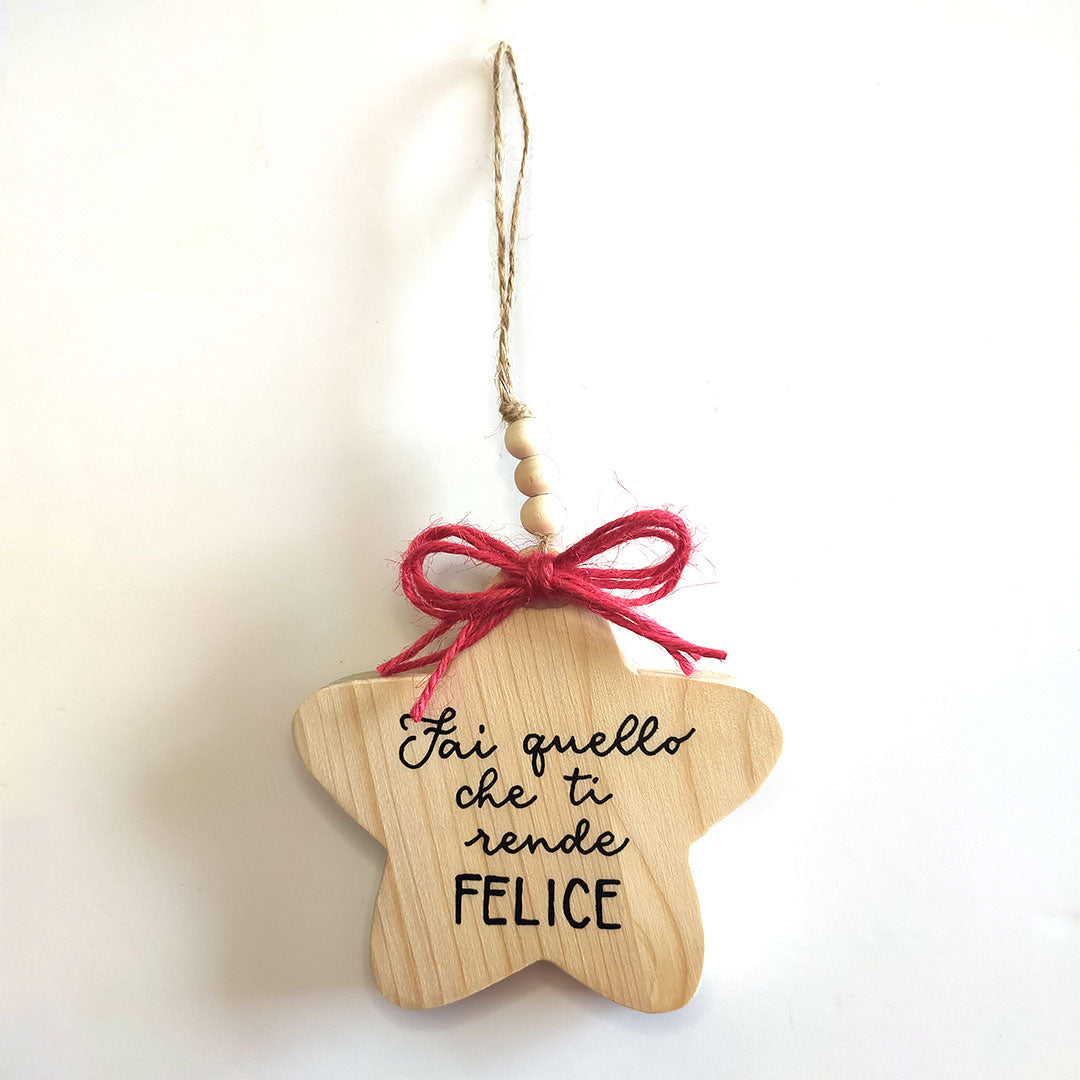 Stelle decorative in legno