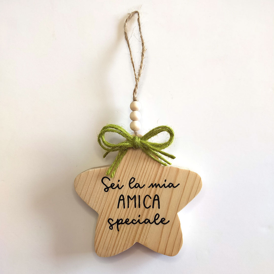 Stelle decorative in legno