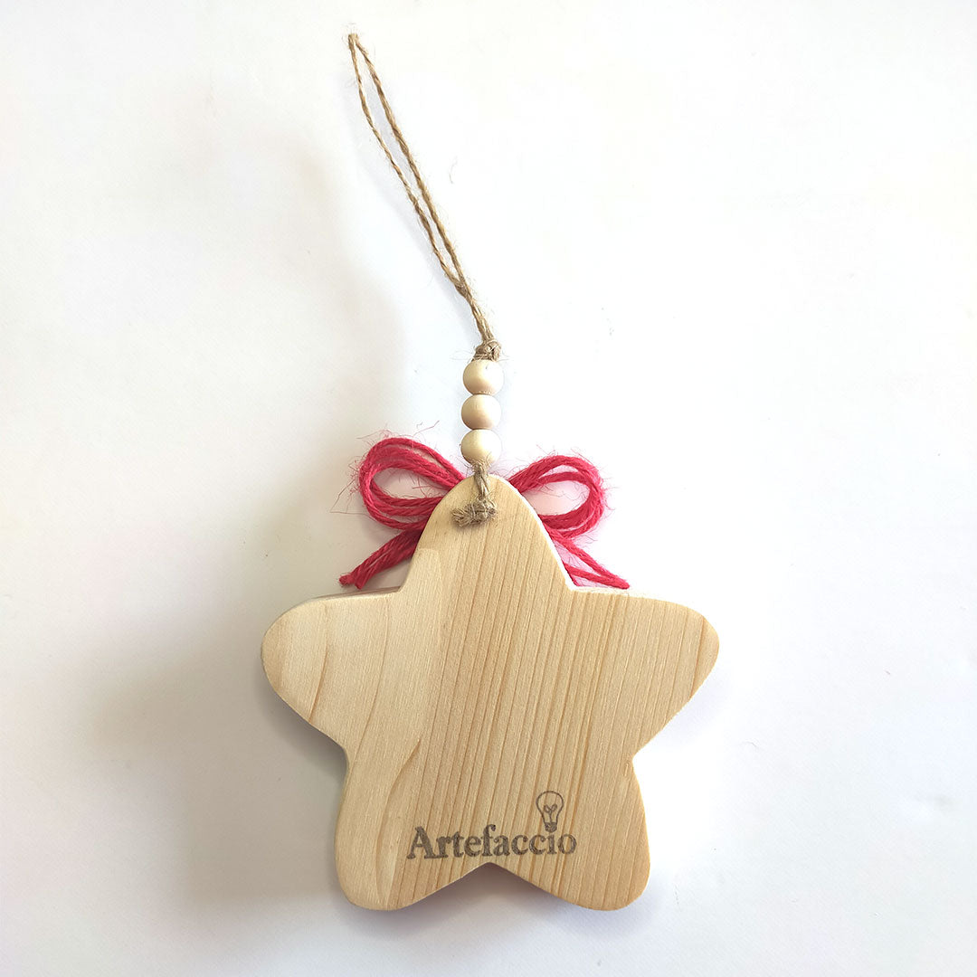 Stelle decorative in legno