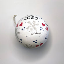 Carica l'immagine nel visualizzatore di Gallery, Pallina Decorativa Bianca