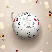 Carica l'immagine nel visualizzatore di Gallery, Pallina Decorativa Bianca