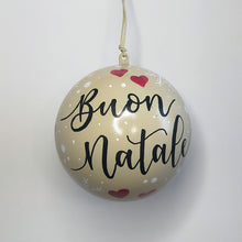 Carica l'immagine nel visualizzatore di Gallery, Pallina Decorativa Crema