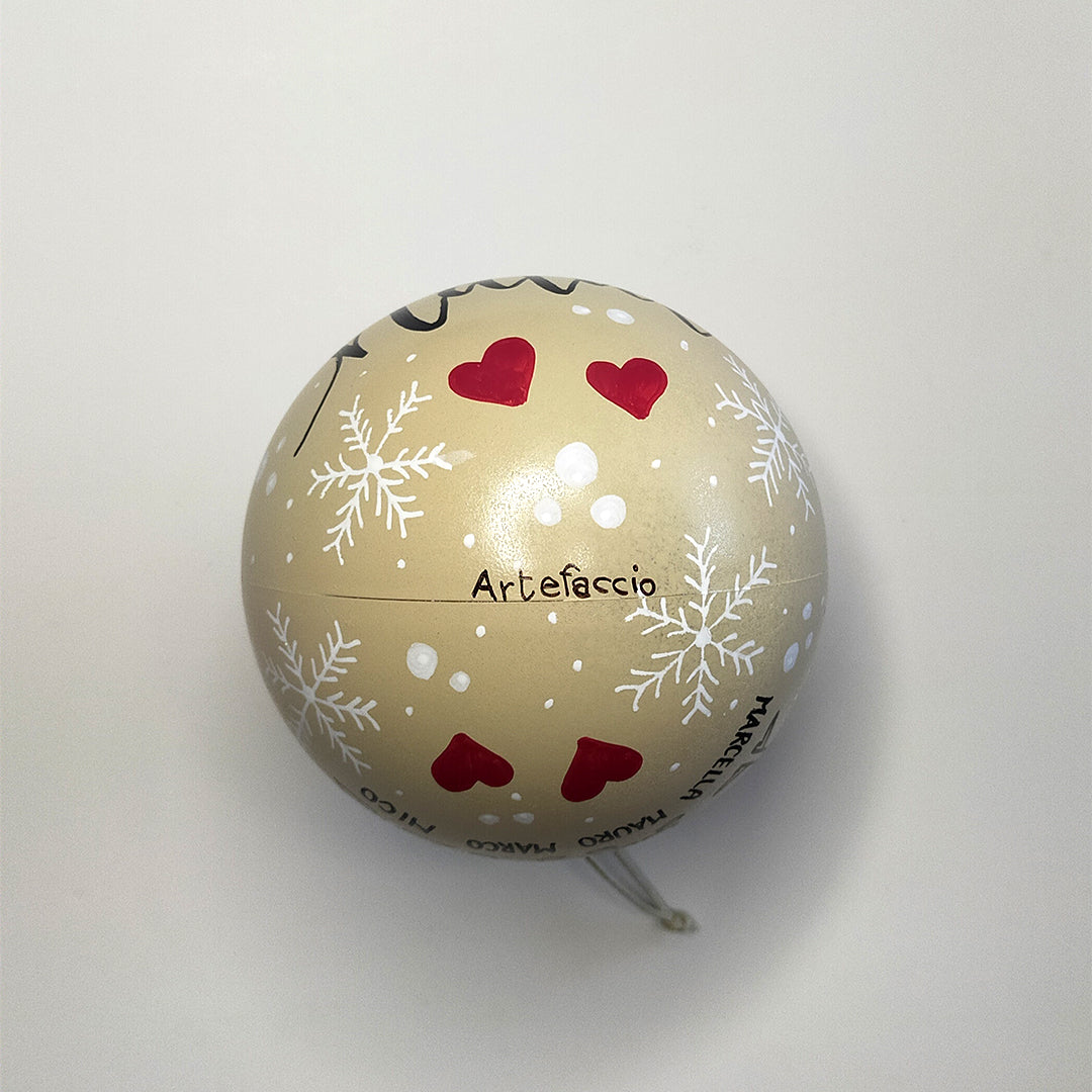 Pallina Decorativa Crema