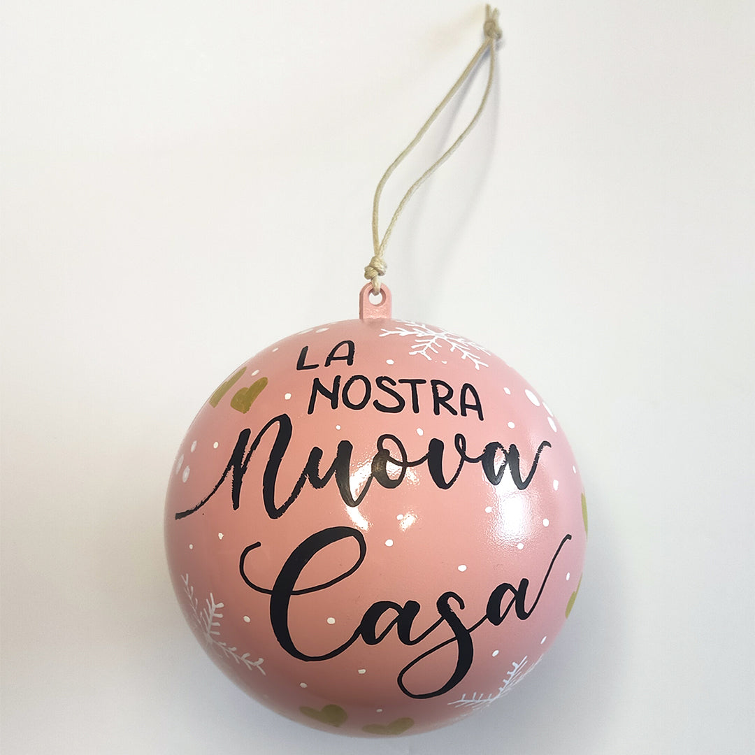 Pallina Decorativa Rosa Antico
