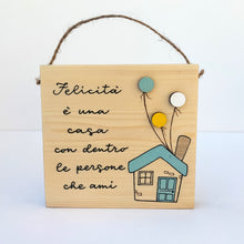 Carica l'immagine nel visualizzatore di Gallery, Quadrapensieri | Casetta con palloncini