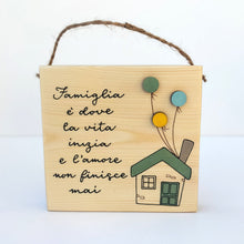 Carica l'immagine nel visualizzatore di Gallery, Quadrapensieri | Casetta con palloncini