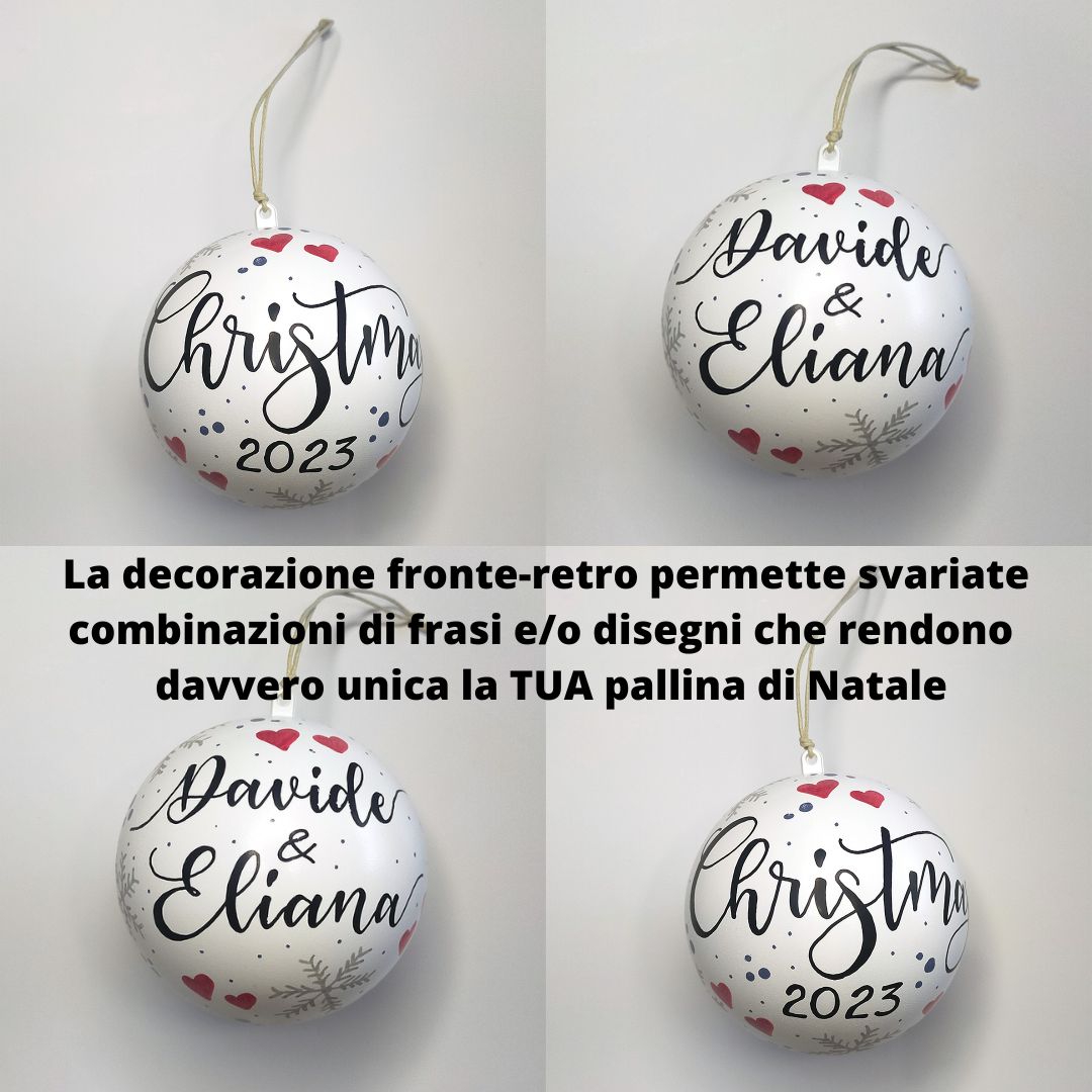 Pallina Decorativa Bianca