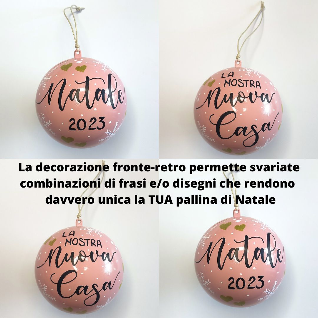 Pallina Decorativa Rosa Antico