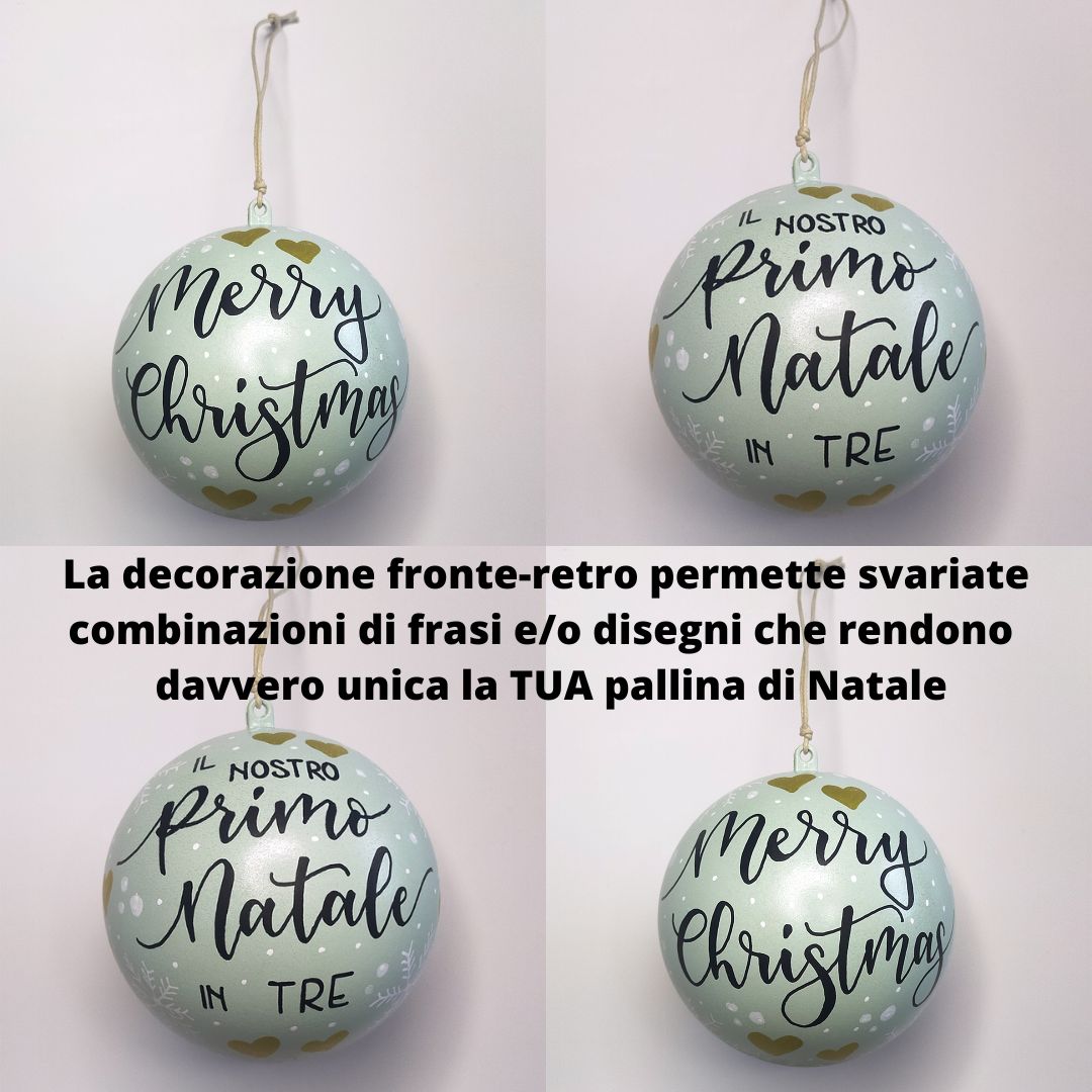 Pallina Decorativa Verde Tiffany