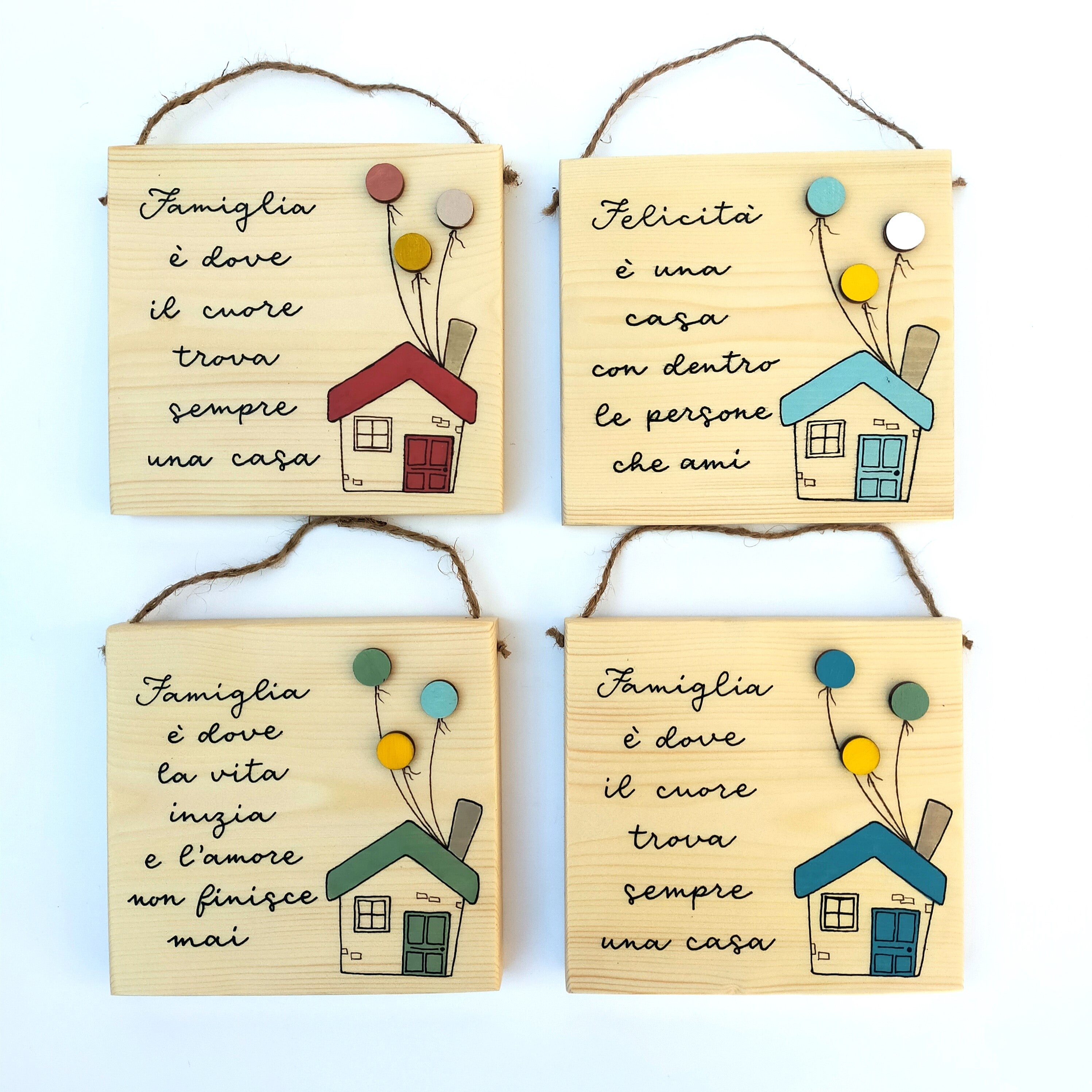 Quadrapensieri | Casetta con palloncini
