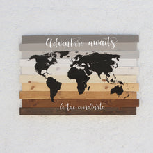 Carica l'immagine nel visualizzatore di Gallery, Planisfero Noce Tortora