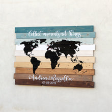 Carica l'immagine nel visualizzatore di Gallery, Planisfero Noce Petrolio