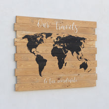 Carica l'immagine nel visualizzatore di Gallery, Planisfero Noce Naturale