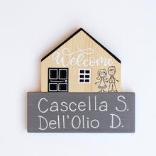 Carica l'immagine nel visualizzatore di Gallery, Dietroporta legno & nero