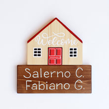 Carica l'immagine nel visualizzatore di Gallery, Dietroporta legno & rosso