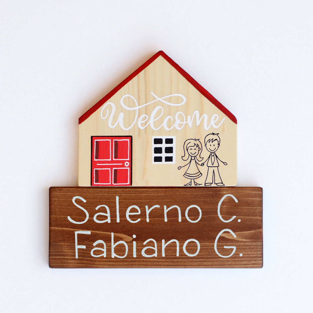 Dietroporta legno & rosso
