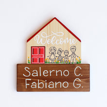 Carica l'immagine nel visualizzatore di Gallery, Dietroporta legno & rosso