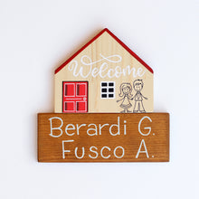 Carica l'immagine nel visualizzatore di Gallery, Dietroporta legno & rosso