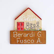 Carica l'immagine nel visualizzatore di Gallery, Dietroporta legno & rosso