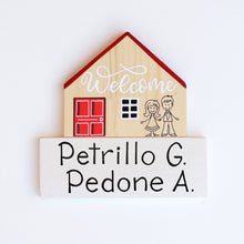 Carica l'immagine nel visualizzatore di Gallery, Dietroporta legno & rosso