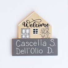 Carica l'immagine nel visualizzatore di Gallery, Dietroporta legno & bianco