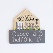 Carica l'immagine nel visualizzatore di Gallery, Dietroporta legno & bianco