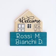 Carica l'immagine nel visualizzatore di Gallery, Dietroporta legno & bianco