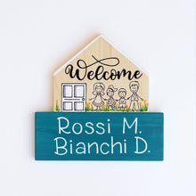 Carica l'immagine nel visualizzatore di Gallery, Dietroporta legno & bianco