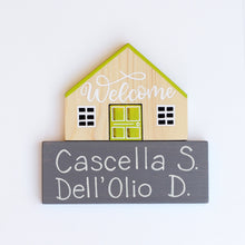 Carica l'immagine nel visualizzatore di Gallery, Dietroporta legno & verde acido