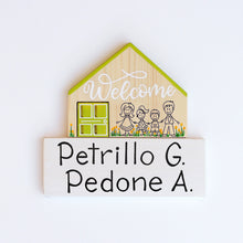 Carica l'immagine nel visualizzatore di Gallery, Dietroporta legno & verde acido