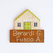 Carica l'immagine nel visualizzatore di Gallery, Dietroporta legno & verde acido