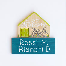 Carica l'immagine nel visualizzatore di Gallery, Dietroporta legno & verde acido