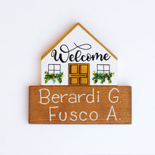 Carica l'immagine nel visualizzatore di Gallery, Dietroporta bianco & giallo senape