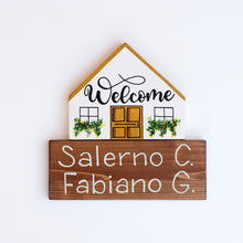 Carica l'immagine nel visualizzatore di Gallery, Dietroporta bianco & giallo senape