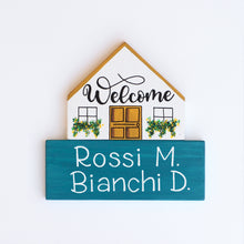 Carica l'immagine nel visualizzatore di Gallery, Dietroporta bianco & giallo senape