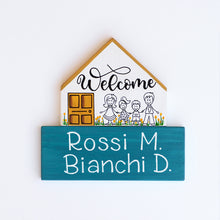 Carica l'immagine nel visualizzatore di Gallery, Dietroporta bianco & giallo senape