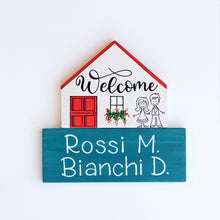 Carica l'immagine nel visualizzatore di Gallery, Dietroporta bianco & rosso