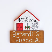 Carica l'immagine nel visualizzatore di Gallery, Dietroporta bianco & rosso