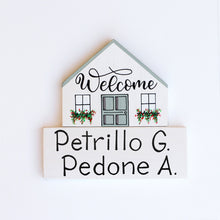 Carica l'immagine nel visualizzatore di Gallery, Dietroporta bianco & verde Tiffany