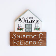 Carica l'immagine nel visualizzatore di Gallery, Dietroporta bianco & verde Tiffany