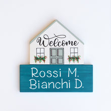 Carica l'immagine nel visualizzatore di Gallery, Dietroporta bianco & verde Tiffany