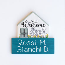 Carica l'immagine nel visualizzatore di Gallery, Dietroporta bianco & verde Tiffany