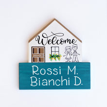 Carica l'immagine nel visualizzatore di Gallery, Dietroporta bianco & marroncino