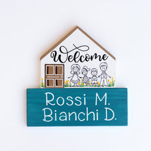 Carica l'immagine nel visualizzatore di Gallery, Dietroporta bianco & marroncino