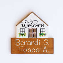 Carica l'immagine nel visualizzatore di Gallery, Dietroporta bianco & marroncino