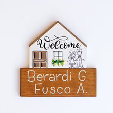 Carica l'immagine nel visualizzatore di Gallery, Dietroporta bianco & marroncino