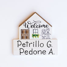 Carica l'immagine nel visualizzatore di Gallery, Dietroporta bianco & marroncino