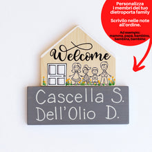 Carica l'immagine nel visualizzatore di Gallery, Dietroporta legno & bianco