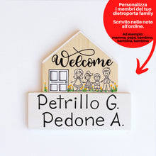 Carica l'immagine nel visualizzatore di Gallery, Dietroporta legno & bianco